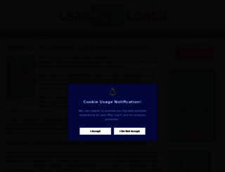 leanmfgcoach.com screenshot