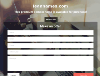 leannames.com screenshot
