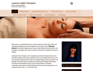 leanneliddletherapies.com screenshot