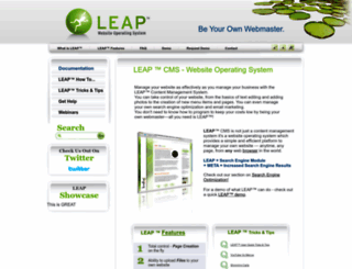 leapcms.com screenshot