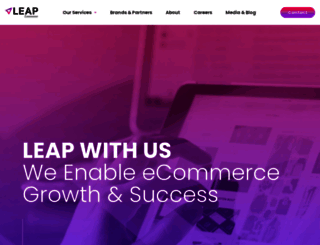 leapcommerce.com screenshot