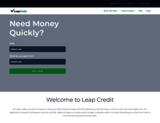 leapcredit.com screenshot