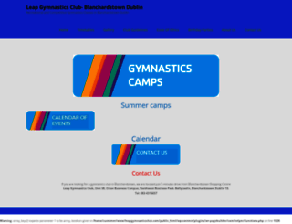leapgymnasticsclub.com screenshot