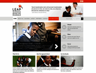 leapschool.org.za screenshot