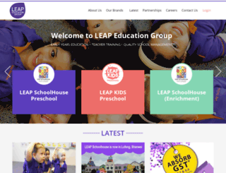 leapschoolhouse.com.sg screenshot