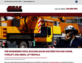 learinccraneboomliftrental.com screenshot