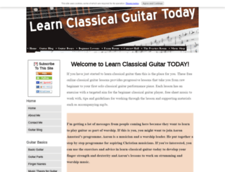 learn-classical-guitar-today.com screenshot