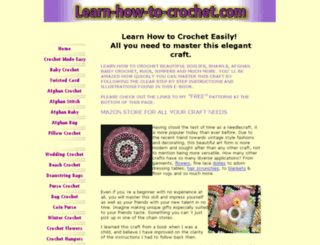 learn-how-to-crochet.com screenshot