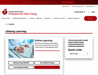 learn.heart.org screenshot