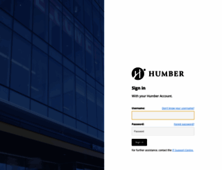learn.humber.ca screenshot