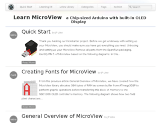 learn.microview.io screenshot