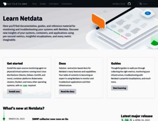 learn.netdata.cloud screenshot