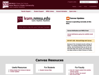 learn.nmsu.edu screenshot