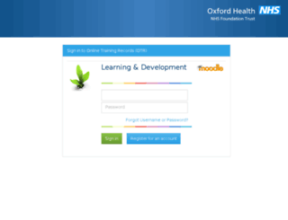 learn.oxfordhealth.nhs.uk screenshot