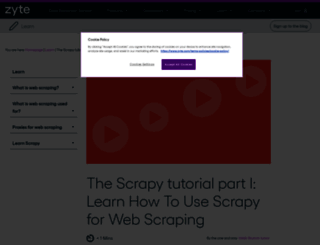learn.scrapinghub.com screenshot