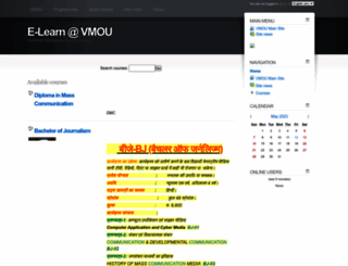 learn.vmou.ac.in screenshot