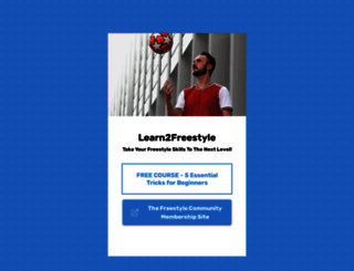 learn2freestyle.com screenshot