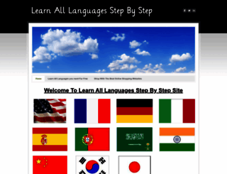learnalllanguages.weebly.com screenshot