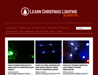 learnchristmaslighting.com screenshot
