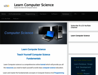 learncomputerscienceonline.com screenshot