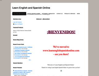 learnenglishspanishonline.webs.com screenshot