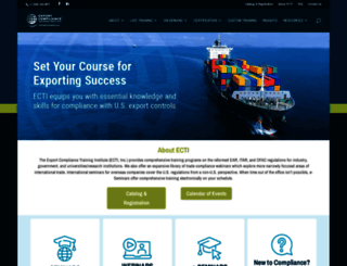 learnexportcontrols.com screenshot