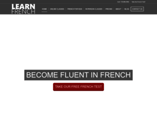 learnfrenchinvancouver.com screenshot