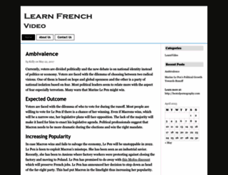 learnfrenchvideo.com screenshot