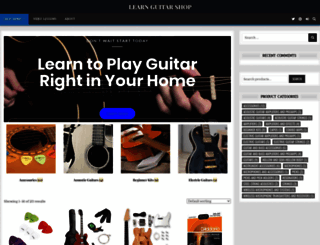 learnguitarshop.com screenshot