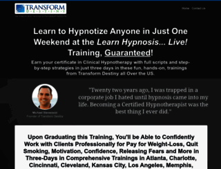 learnhypnosislive.com screenshot
