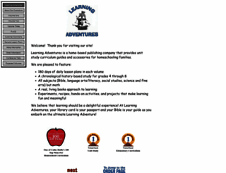 learning-adventures.org screenshot