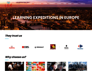 learning-expeditions-europe.com screenshot