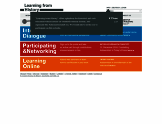 learning-from-history.de screenshot