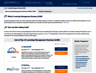 learning-management-system.financesonline.com screenshot