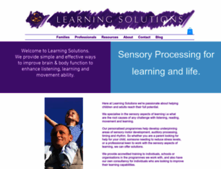 learning-solutions.co.uk screenshot