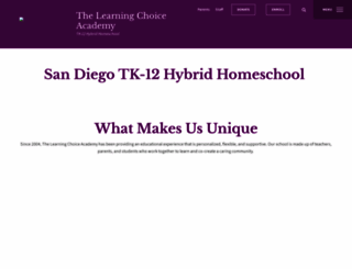 learningchoice.org screenshot