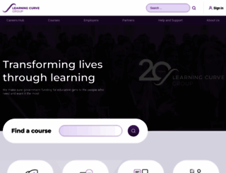 learningcurvegroup.co.uk screenshot