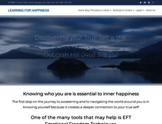 learningforhappiness.com screenshot