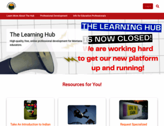 Access learninghub.mrooms.net. Home | Learning Hub