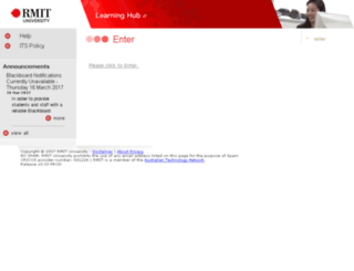 learninghub.rmit.edu.au screenshot