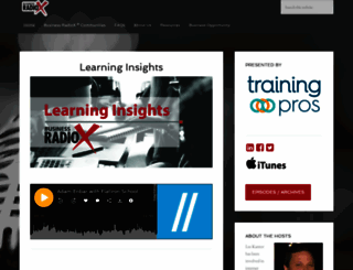 learninginsights.businessradiox.com screenshot