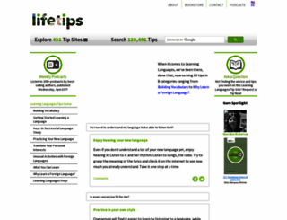 learninglanguages.lifetips.com screenshot
