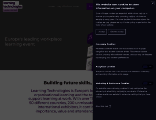 learningtechnologies.co.uk screenshot