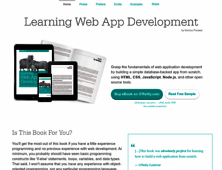 learningwebappdev.com screenshot