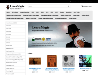 learnmagicstore.com screenshot