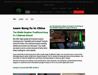 learnmartialartsinchina.com screenshot