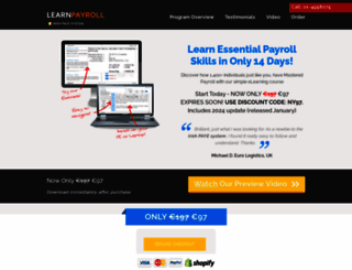 learnpayroll.ie screenshot