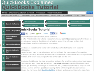 learnquickbooksfree.com screenshot