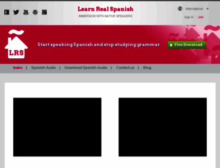 learnrealspanish.com screenshot