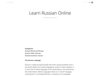 learnrussian.elanguageschool.net screenshot